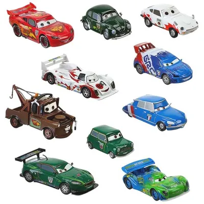 Детские игрушки Aliexpress Disney Pixar Cars 2 Toy Alloy Model Car Badger  Flame Slugs Blue DJ Wenge Bad Guys Four Group 1:55 Metal Toys Vehicles Kids  Gifts - «Главарь банды стритрейсеров, герой