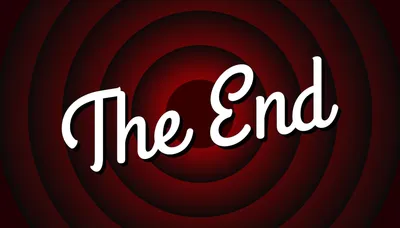 The End Stock Video Footage for Free Download