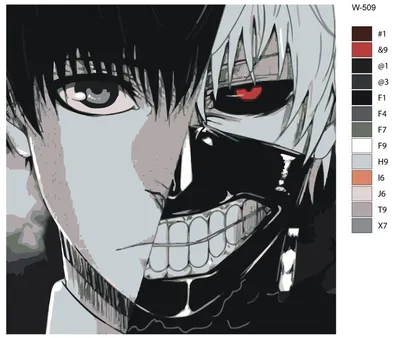 Плакат \"Токийский гуль, Кэн Канэки в маске, Tokyo ghoul\", 60×43см  (ID#810508621), цена: 190 ₴, купить на Prom.ua