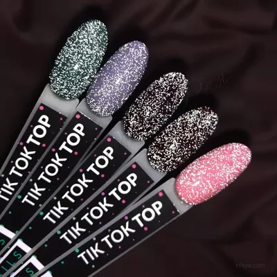 Kira Nails Tik Tok No Wipe Top Coat Светоотражающий топ без липкого слоя, 6  мл - купить Kira Nails Tik Tok No Wipe Top Coat Светоотражающий топ без  липкого слоя, 6 мл