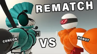 REMATCH BATTLE | ConCon VS AI Robot ▻ Toribash - YouTube