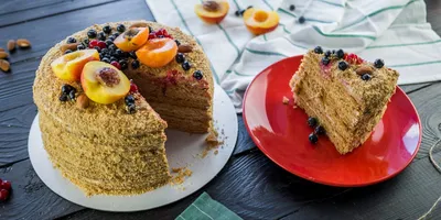 Классический медовый торт - рецепт автора Екатерина Климова