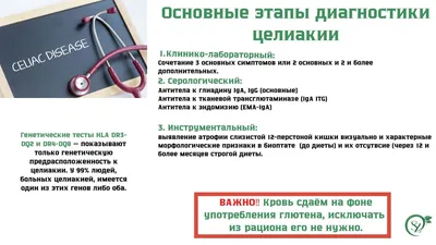 Целиакия - причины появления, симптомы заболевания, диагностика и способы  лечения