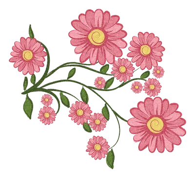 набор элементов растений и цветов. художественные наивные цветы,  нарисованные вручную, размножаются на изолированном фоне Иллюстрация  вектора - иллюстрации насчитывающей каракули, минимально: 237255392