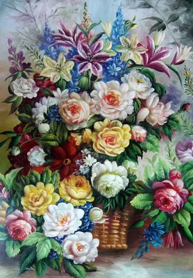 Розы фото обои 368 x 254 см Нарисованные цветы на стене (13890P8)+клей  (ID#1400017983), цена: 1200 ₴, купить на Prom.ua