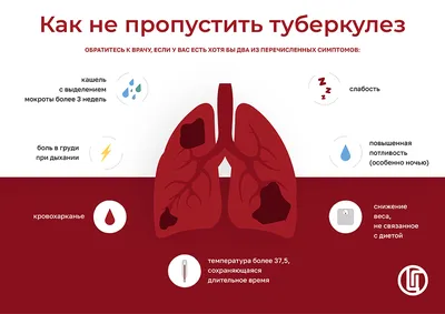 Симптомы туберкулеза у взрослых - формы, симптомы, диагностика и лечение