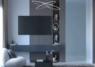 Как оформить ТВ-зону в гостиной: 7 актуальных решений для разных интерьеров