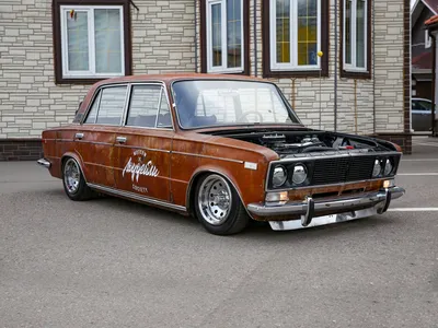 VAZ-2106 - a classic of the Russian automotive industry participating in  the tuning competition Stock-Foto | Adobe Stock