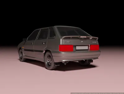 vaz 2114 3D Модель in Седан 3DExport