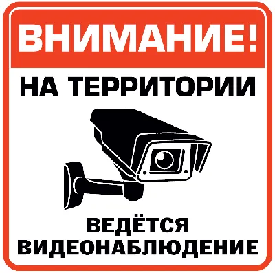 Наклейка большая «Ведется видеонаблюдение» – купить в Алматы по цене 365  тенге – интернет-магазин Леруа Мерлен Казахстан
