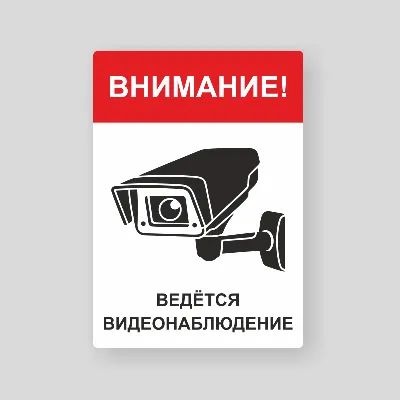 Табличка \"Ведется видеонаблюдение\", размер 20x30 см. — купить в  интернет-магазине по низкой цене на Яндекс Маркете