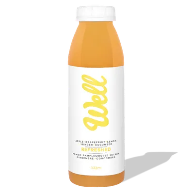 REFRESHED Easy-Drinking Cold Pressed Juice – Well Juicery Canada