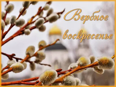 9 апреля — Вербное воскресенье