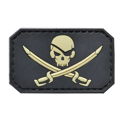 Шеврон PIRATE SKULL (Весёлый роджер) (ID#1660221994), цена: 85.50 ₴, купить  на Prom.ua