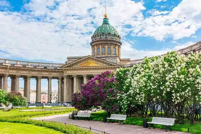 Пейзаж маслом \"Ранней весной в лесу\" 60x90 KI200102 купить в Москве