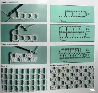 Филейное вязание схемы крючком для начинающих бесплатно с фото | Уроки вязания  крючком, Уроки вязания, Вязание крючком для начинающих