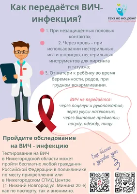 СПИД и ВИЧ | ГБУЗ НО Вачская ЦРБ