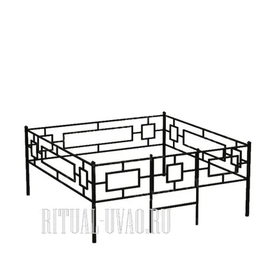 Цоколи с оградой для могил на кладбище - изготовление ритуальных оградок:  цены и фото | Москва