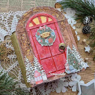 Scrapbooking Tyumen \"Fantasy\" | Винтажные рождественские открытки,  Новогодние открытки, Самодельные открытки