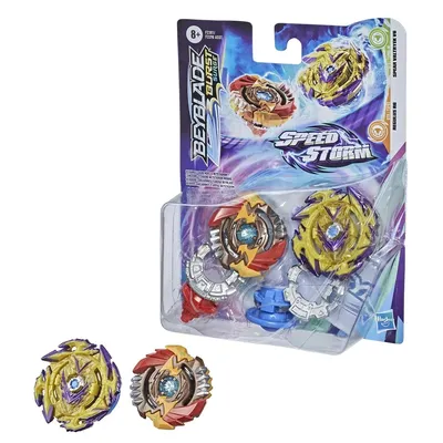 Купить игровой набор волчков Hasbro BeyBlade Шторм 2 шт Спиар Валтрейк и  Регулус F2301/F2290, цены на Мегамаркет