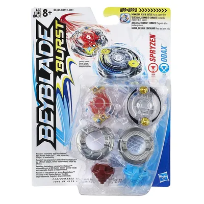 Волчки Lava-X Anubion A4 и Spiral Treptune T4, SlingShock, BeyBlade Burst  Turbo, Hasbro [E4744]