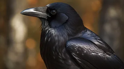 Ворона большеклювая (Corvus macrorhynchos)