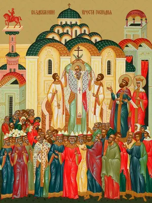 Buy the image of icon: Exaltation of the Holy Cross