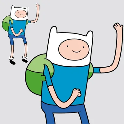 Ростовая фигура Финн (Finn) Время приключений (Adventure time) 943х1543 мм  - купить по выгодной цене | Магазин шаблонов Принт100