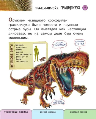 Все динозавры в одной таблице. Часть 3 | Пикабу