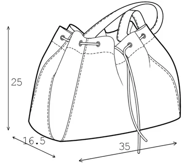 Выкройка женской сумки 0204 | Bag templates