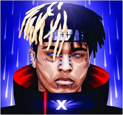 Download Xxxtentacion Anime Retro Style Wallpaper | Wallpapers.com