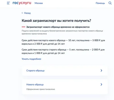 В Петербурге возобновили выдачу загранпаспортов нового образца