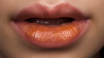 Сексуальные пухлые губы. Крупным планом женский рот. Идеальный натуральный  макияж губ. Закрыть часть красивого женского лица. Изолированные губы.  стоковое фото ©Tverdohlib.com 487755310