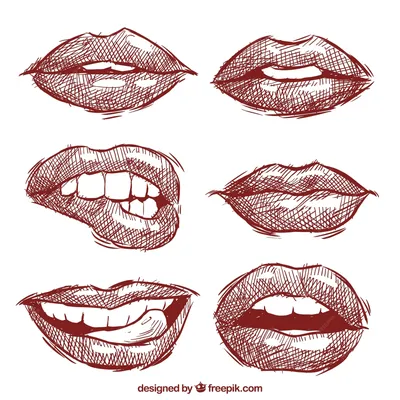 Красивые женские губы без помады - 66 фото