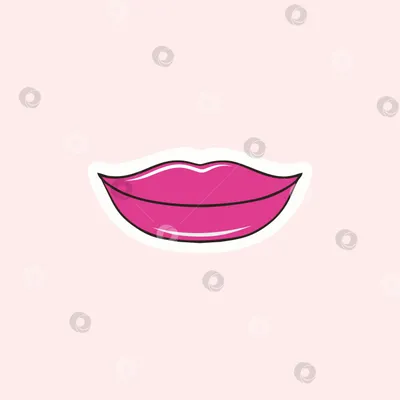 Картинки губы с языком - 76 фото
