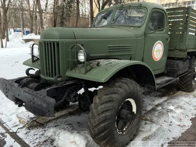 Советский грузовой автомобиль ЗИЛ-157 — Каропка.ру — стендовые модели,  военная миниатюра