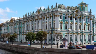 1900-е гг. Зимний дворец и Дворцовая набережная, фотохромотипия - купить