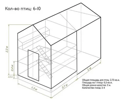 Курятник на 10-20 кур: размеры, чертежи, материалы, утепление, вентиляция,  отопление