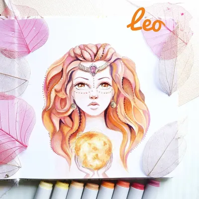 Ещё один знак зодиака - Лев🦁♌вот такая рыжеволосая девушка  получилась💛🧡❤️ #зодиак #гороскоп #лев #девушка #м… | Illustration art  girl, Illustration art, Drawings